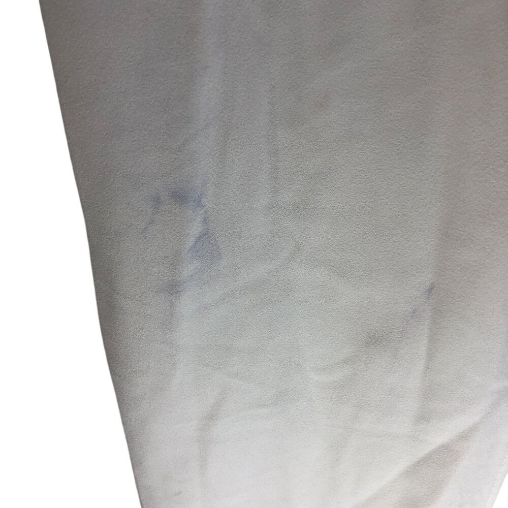 Lulus Magnificent Impression White Square Neck Short Sleeve Maxi Dress Slit S - Picture 3 of 10